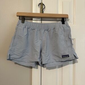 Patagonia Women's Athletic Shorts in Soft Blue